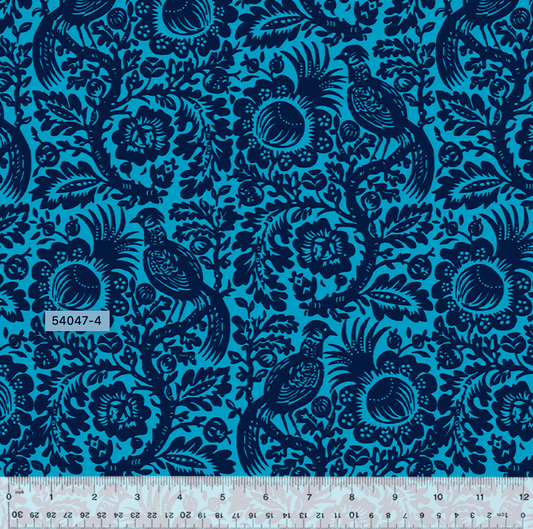 West Palm Beach by Jennifer Paganelli for Windham Fabrics - 54047-4 Rachael Daisy in Blue