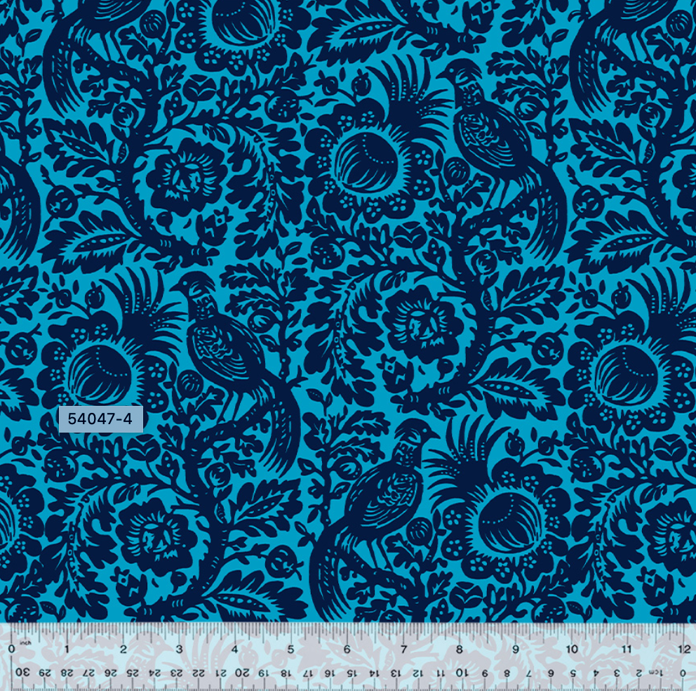 West Palm Beach by Jennifer Paganelli for Windham Fabrics - 54047-4 Rachael Daisy in Blue