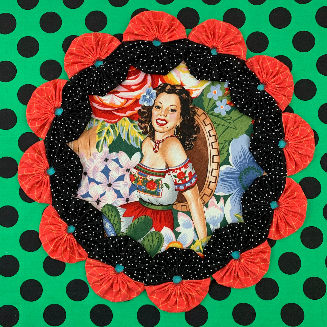 Yo-Yo Bloom Pillow Virtual Workshop (4 hr) with Rachaeldaisy - Thursday, May 14th 2026 **SOLD OUT - JOIN THE WAITLIST**