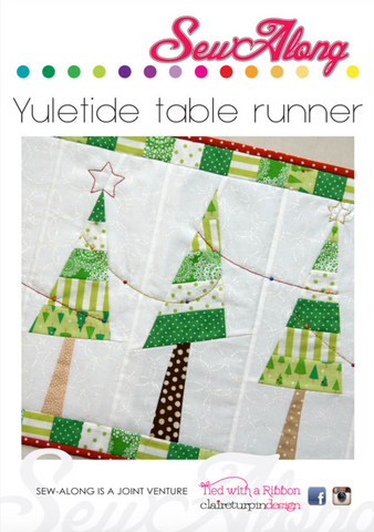 Yuletide Table Runner by Claire Turpin of Tied with a Ribbon