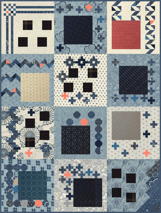 Zen Time 3 Sashiko Block of the Month *Registration Only* One Spot Has Opened Up!