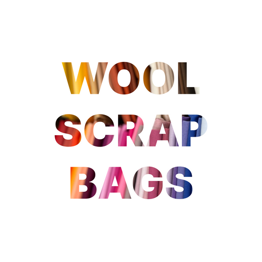 Red Thread Studio Limited Edition Wool Scrap Bags **Sue Spargo Wool**