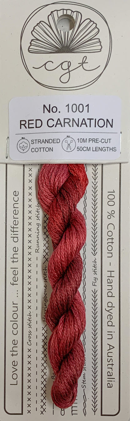 Signature Range by Cottage Garden Threads Multi-variegated Six-stranded Floss 1000 - 2000s