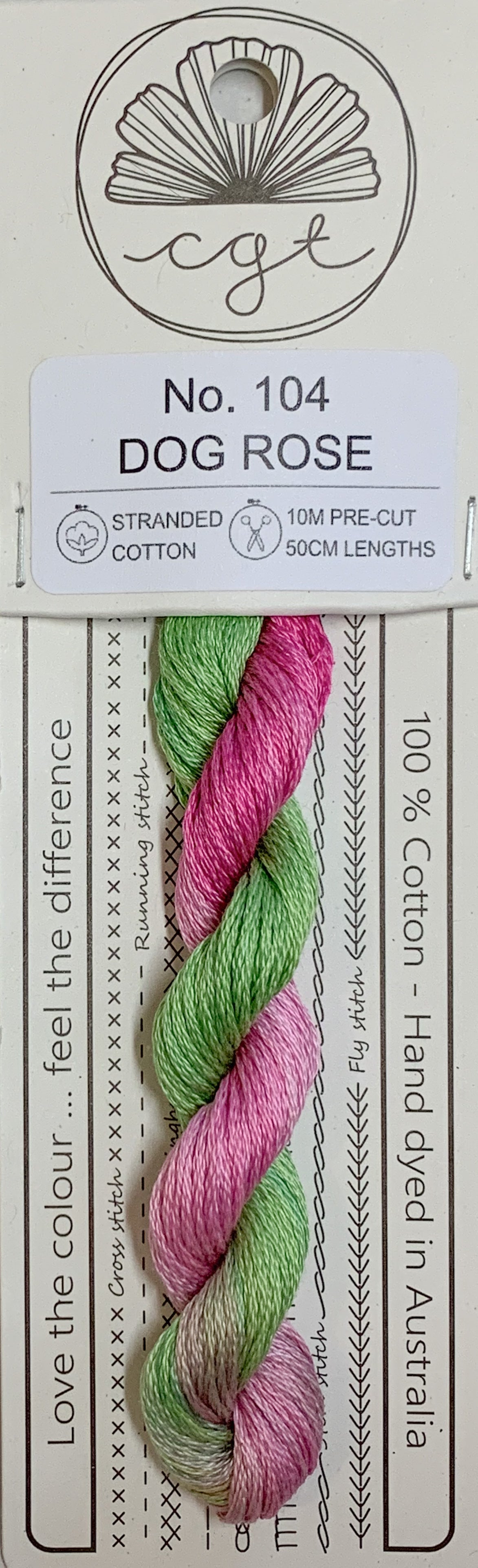 Signature Range by Cottage Garden Threads Multi-variegated Six-Stranded Floss 100 - 900s
