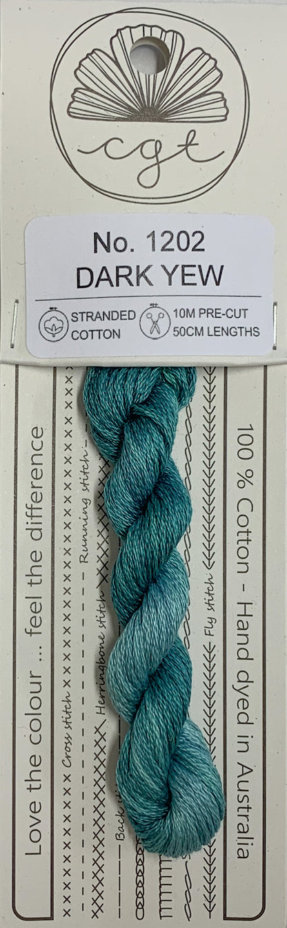 Signature Range by Cottage Garden Threads Multi-variegated Six-stranded Floss 1000 - 2000s