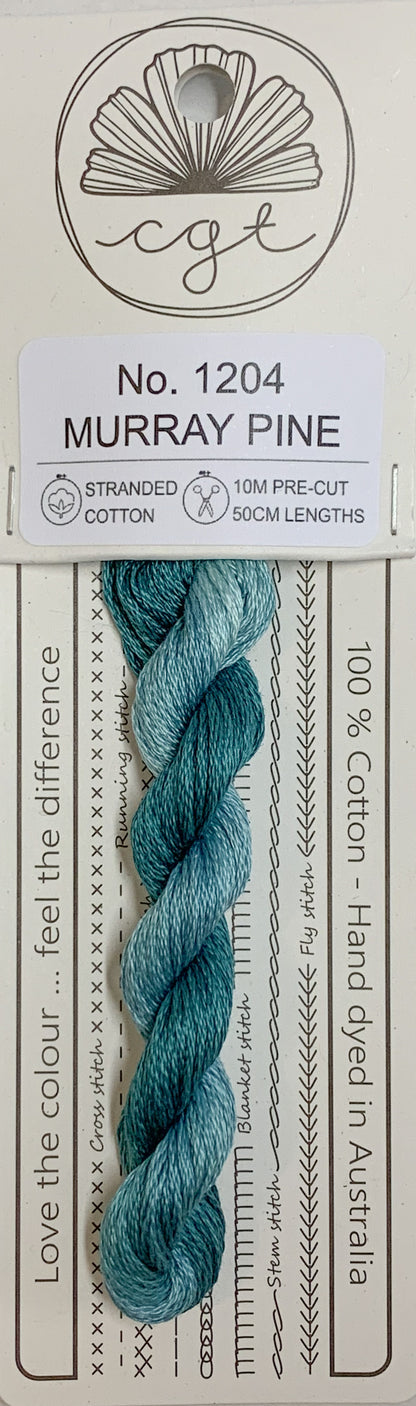 Signature Range by Cottage Garden Threads Multi-variegated Six-stranded Floss 1000 - 2000s