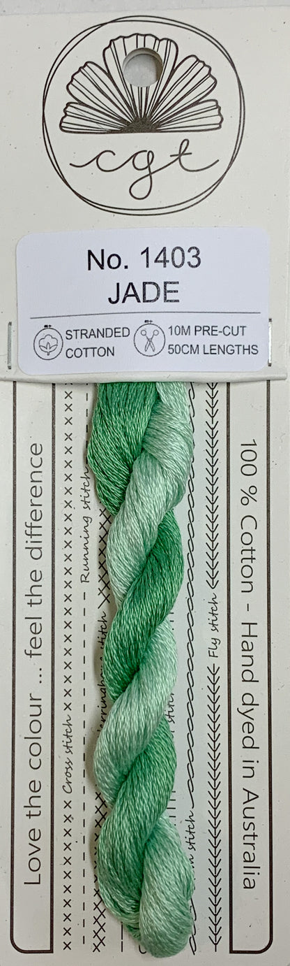 Signature Range by Cottage Garden Threads Multi-variegated Six-stranded Floss 1000 - 2000s