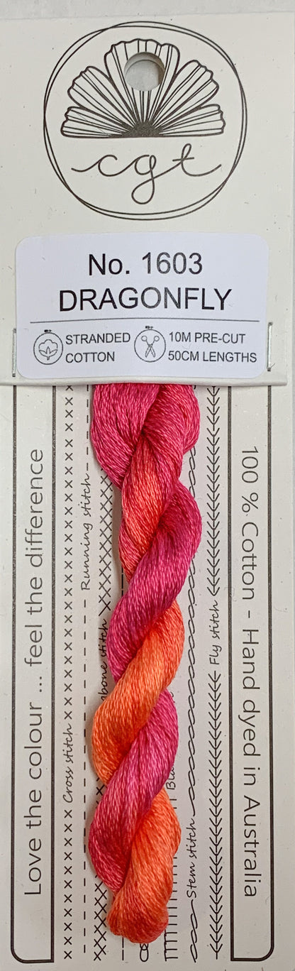 Signature Range by Cottage Garden Threads Multi-variegated Six-stranded Floss 1000 - 2000s