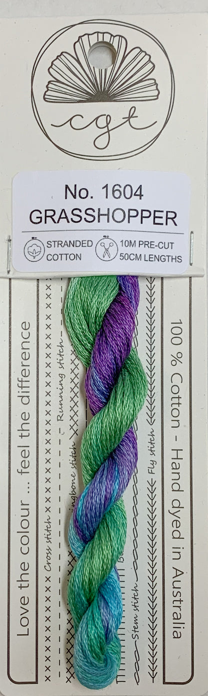 Signature Range by Cottage Garden Threads Multi-variegated Six-stranded Floss 1000 - 2000s
