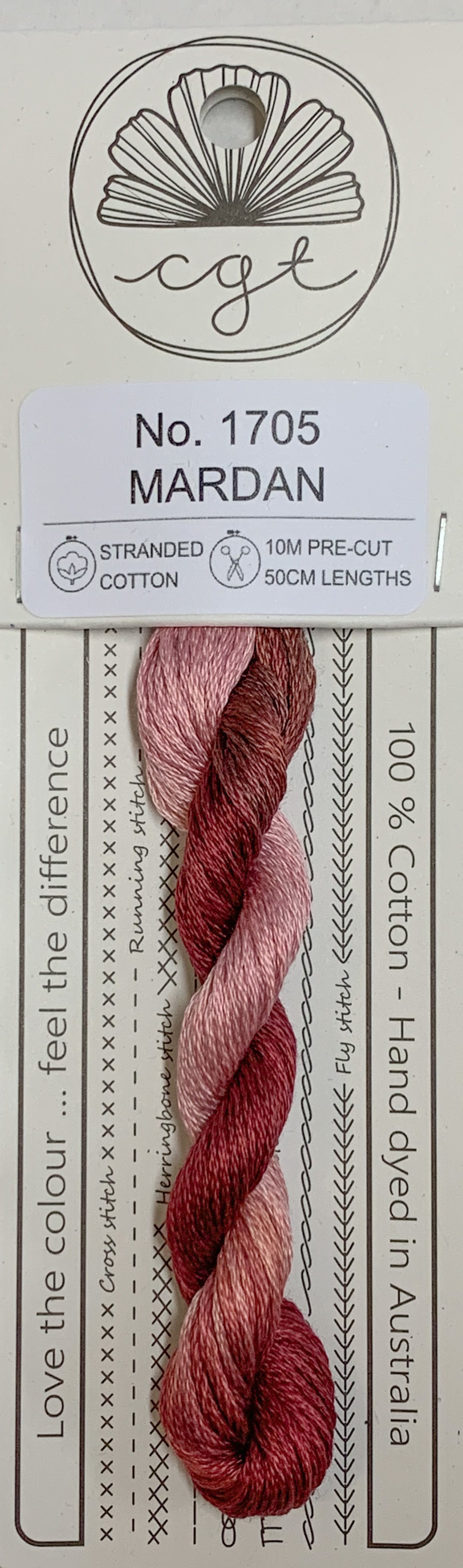 Signature Range by Cottage Garden Threads Multi-variegated Six-stranded Floss 1000 - 2000s