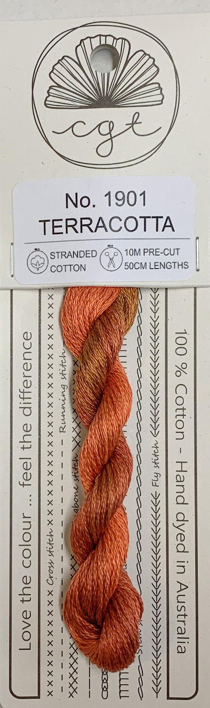 Signature Range by Cottage Garden Threads Multi-variegated Six-stranded Floss 1000 - 2000s
