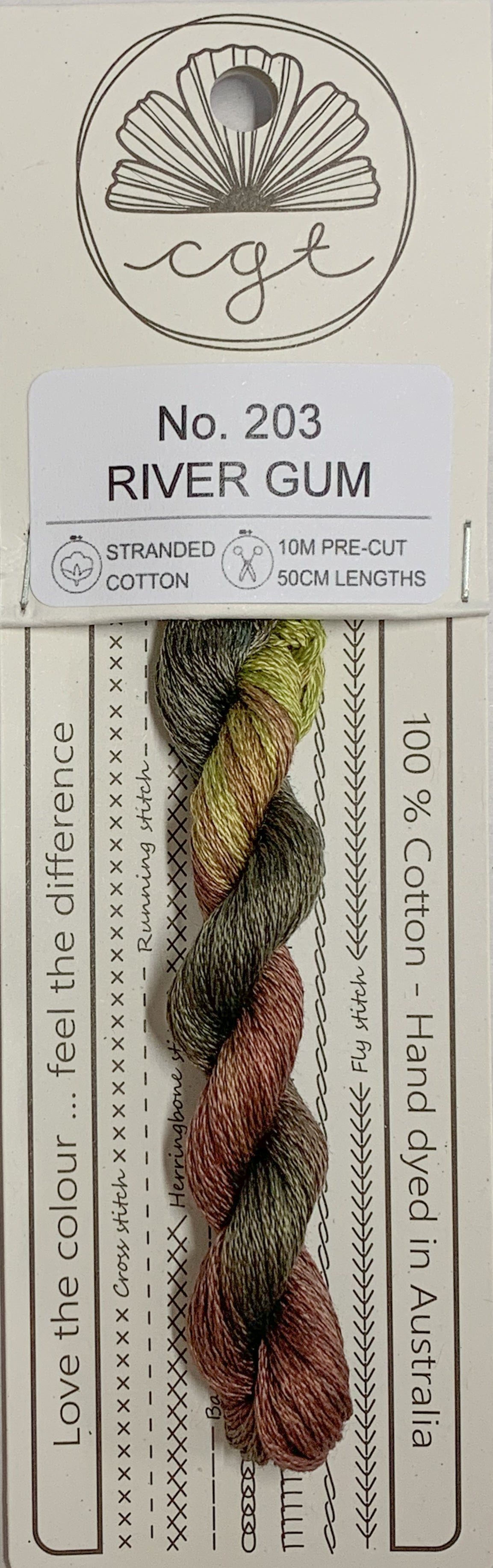 Signature Range by Cottage Garden Threads Multi-variegated Six-Stranded Floss 100 - 900s