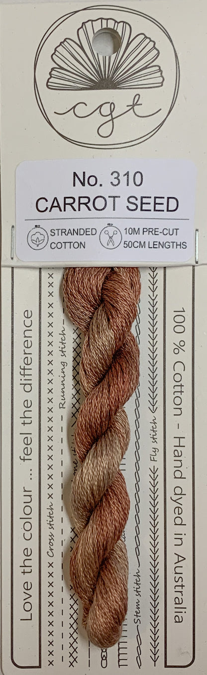 Signature Range by Cottage Garden Threads Multi-variegated Six-Stranded Floss 100 - 900s