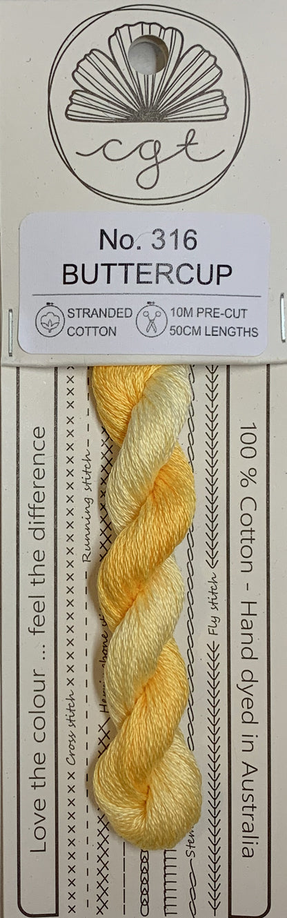 Signature Range by Cottage Garden Threads Multi-variegated Six-Stranded Floss 100 - 900s