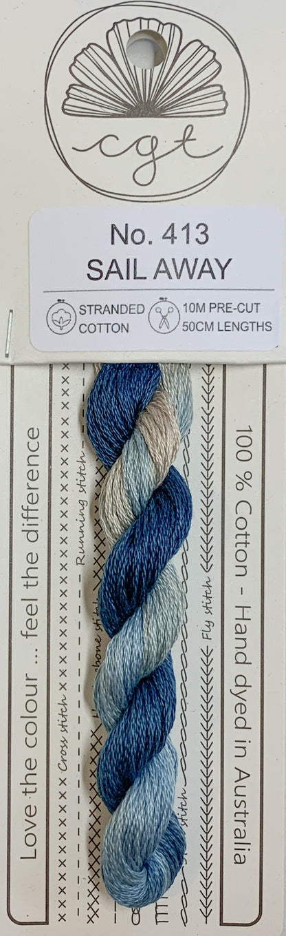 Signature Range by Cottage Garden Threads Multi-variegated Six-Stranded Floss 100 - 900s