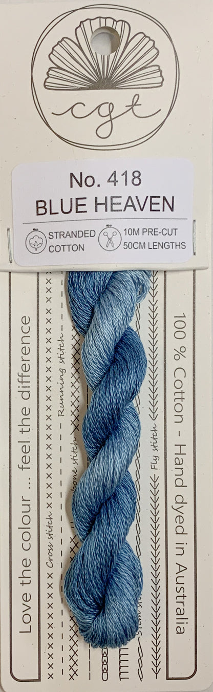 Signature Range by Cottage Garden Threads Multi-variegated Six-Stranded Floss 100 - 900s