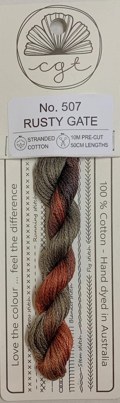 Signature Range by Cottage Garden Threads Multi-variegated Six-Stranded Floss 100 - 900s