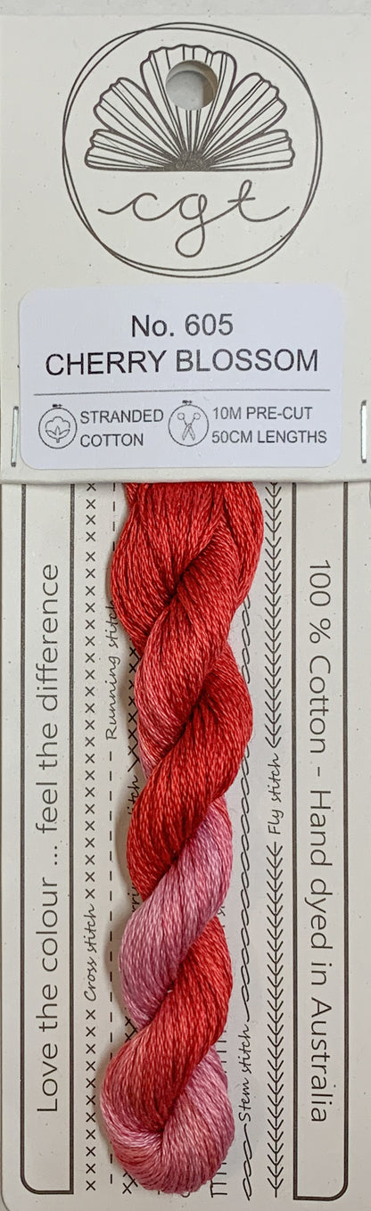 Signature Range by Cottage Garden Threads Multi-variegated Six-Stranded Floss 100 - 900s