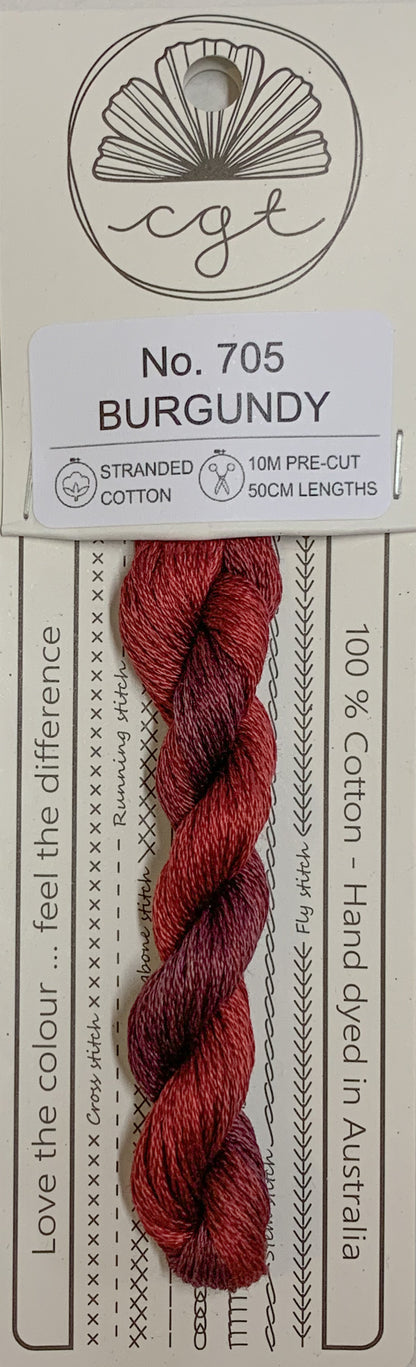 Signature Range by Cottage Garden Threads Multi-variegated Six-Stranded Floss 100 - 900s