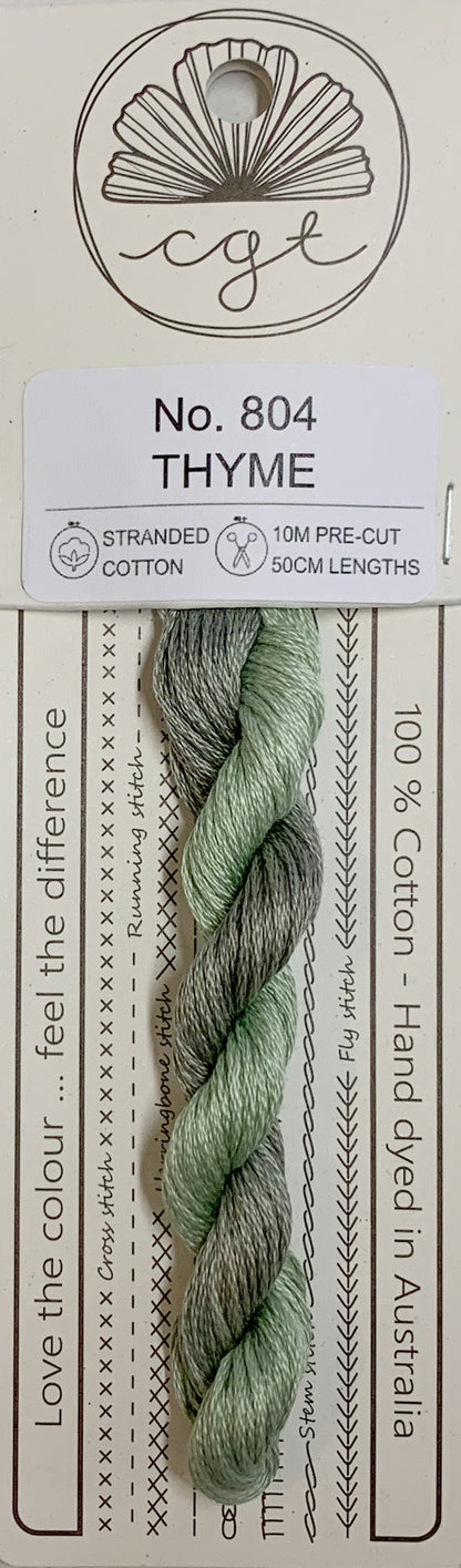 Signature Range by Cottage Garden Threads Multi-variegated Six-Stranded Floss 100 - 900s