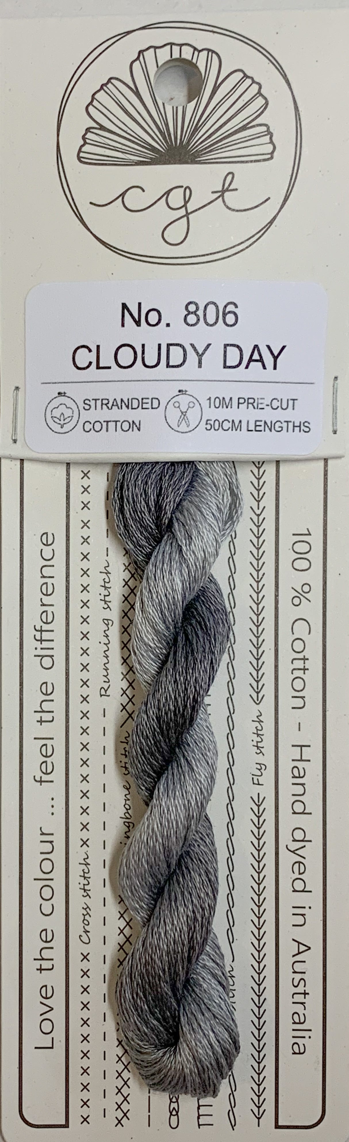 Signature Range by Cottage Garden Threads Multi-variegated Six-Stranded Floss 100 - 900s