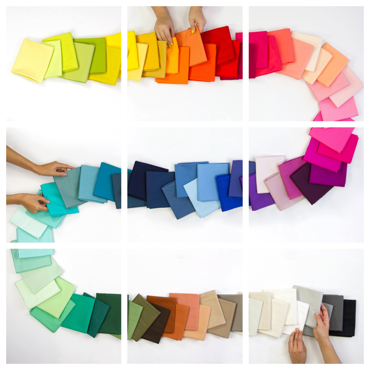 Art Gallery Fabrics PURE SOLIDS - Fabric Bundle of the Month Program **Start Anytime - Registration Fee Only**