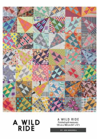A Wild Ride Quilt Pattern designed by Jen Kingwell