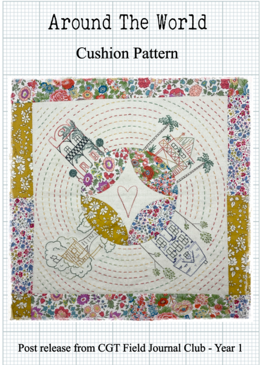 Around the World Cushion Kit by Cottage Garden Threads