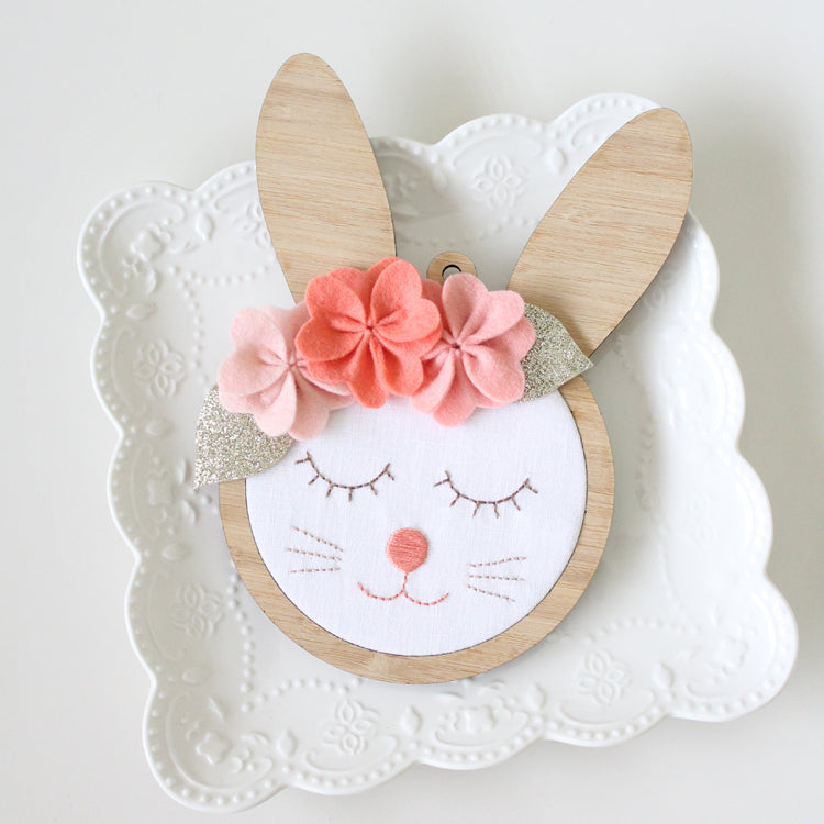 Beatrice Bunny Wall Frame by Molly and Mama