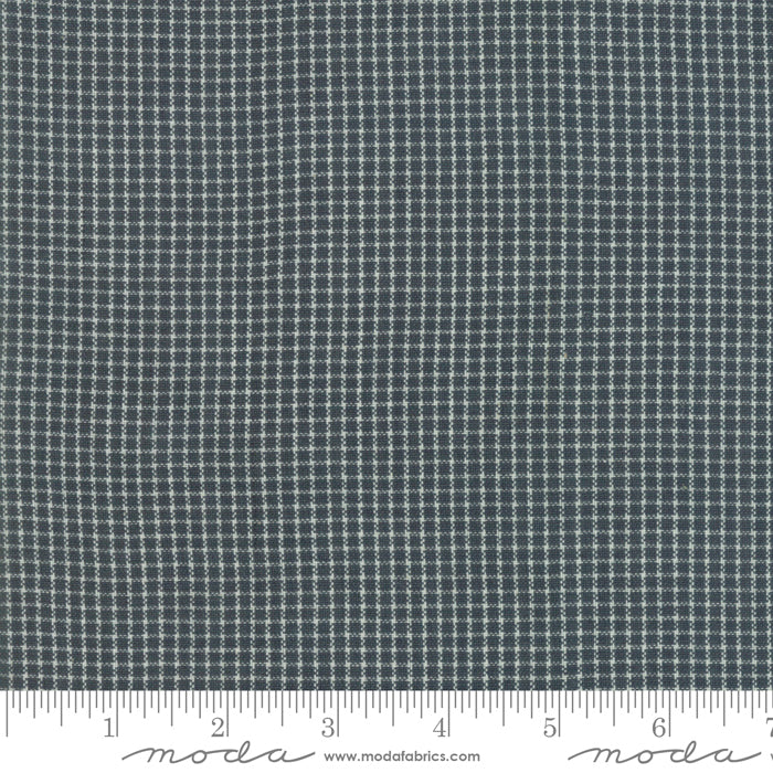 Boro Woven Foundations by Moda Fabrics - 12561 41 Charcoal Mini plaid