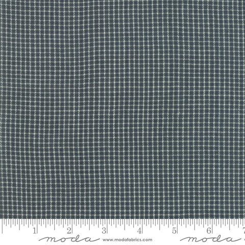 Boro Woven Foundations by Moda Fabrics - 12561 41 Charcoal Mini plaid