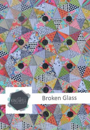 Broken Glass Quilt Pattern and Acrylic Templates designed by Jen Kingwell