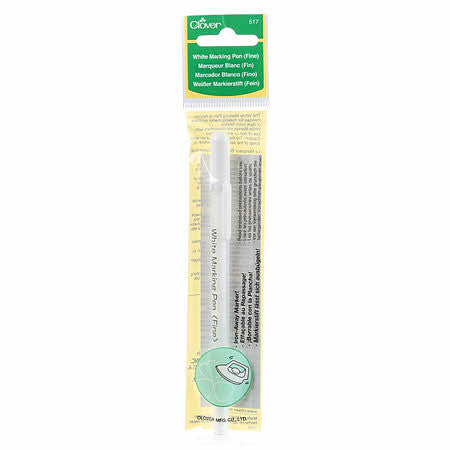 Iron Off White Marking Pen (Fine) by Clover