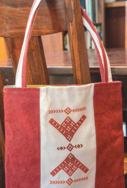 Contemporary Kogin-zashi by Shannon Leigh Roudhan and Jason Bowlsby