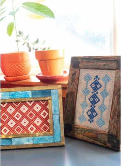 Contemporary Kogin-zashi by Shannon Leigh Roudhan and Jason Bowlsby