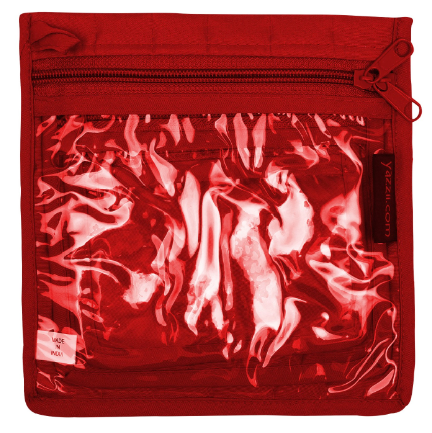 Craft Storage Pouch by Yazzii - 3 Piece set in Red