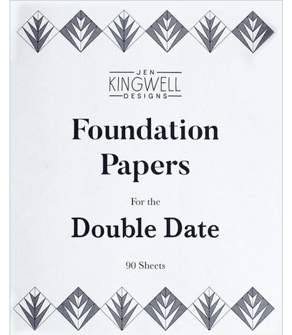 Double Date Quilt Foundation Papers by Jen Kingwell Designs