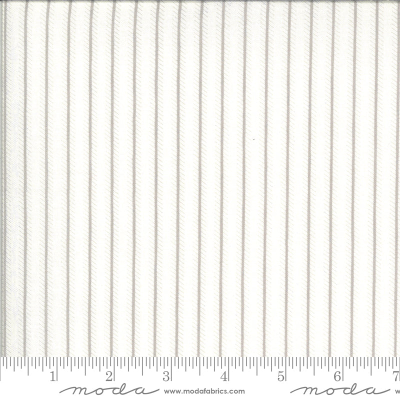 Dover designed by Brenda Riddle for Moda Fabrics - 18705 11 Ticking Stripe in Grey