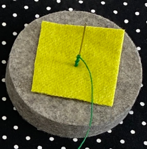 Wool Drizzle Pad designed by Sue Spargo