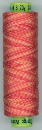 Sue Spargo Collection - Eleganza Perle Cotton Size 8 - Primitive Variegated