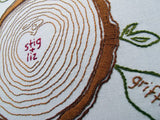 Family Tree Embroidery - Iron-On Transfer