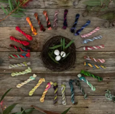 Feathers and Petals Range by Veronique Diligent for Cottage Garden Threads