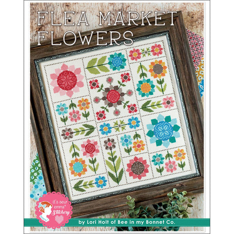 Flea Market Flowers Cross Stitch pattern by Lori Holt for It's Sew Emma