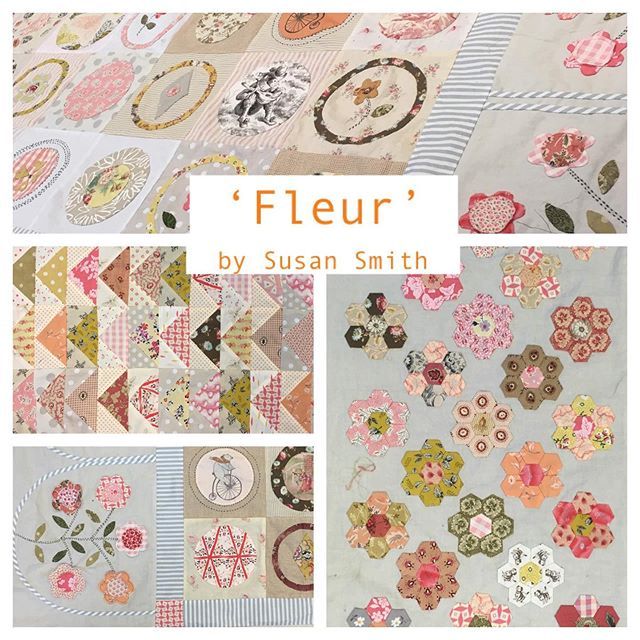 Fleur Quilt Pattern by Susan Smith for Patchwork on Stonleigh