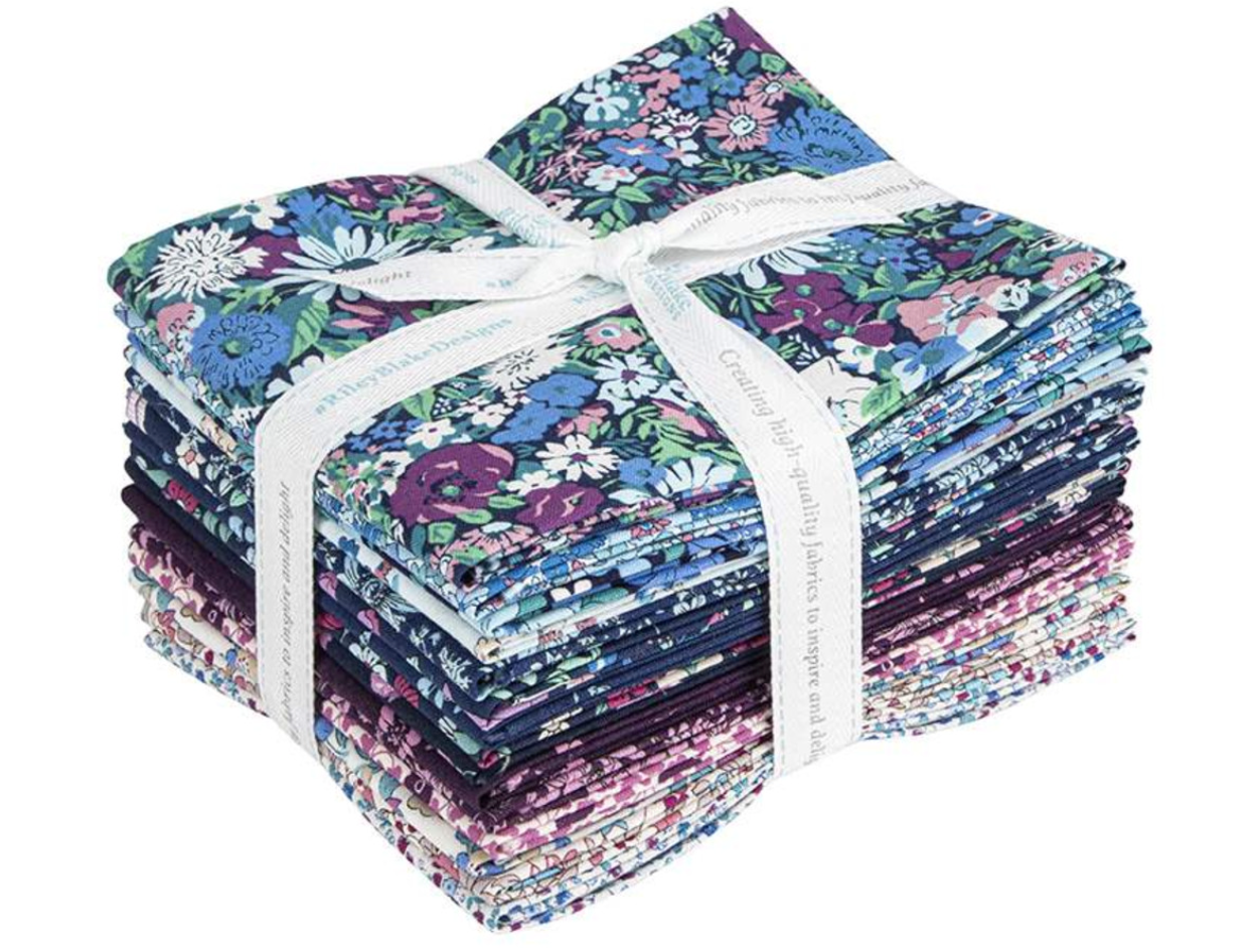 Liberty Fabrics Double Lid Rectangular Sewing Basket Cosmo Flower