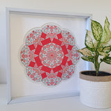 Flowering Palampre wall hanging pattern by Lilabelle Lane Creations