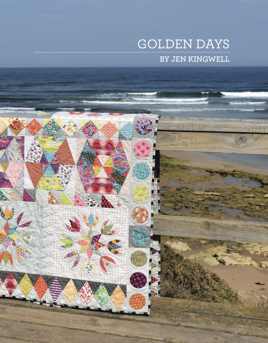 Golden Days Quilt Pattern by Jen Kingwell Designs