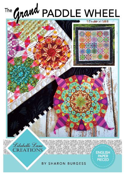 Grand Paddle Wheel Quilt Pattern and Paper Piece Kit by Lilabelle Lane Creations