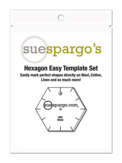 Hexagons Easy - Creative Stitching Templates by Sue Spargo