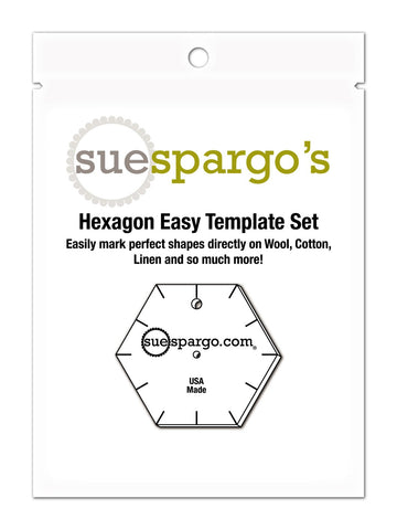 Hexagons Easy - Creative Stitching Templates by Sue Spargo